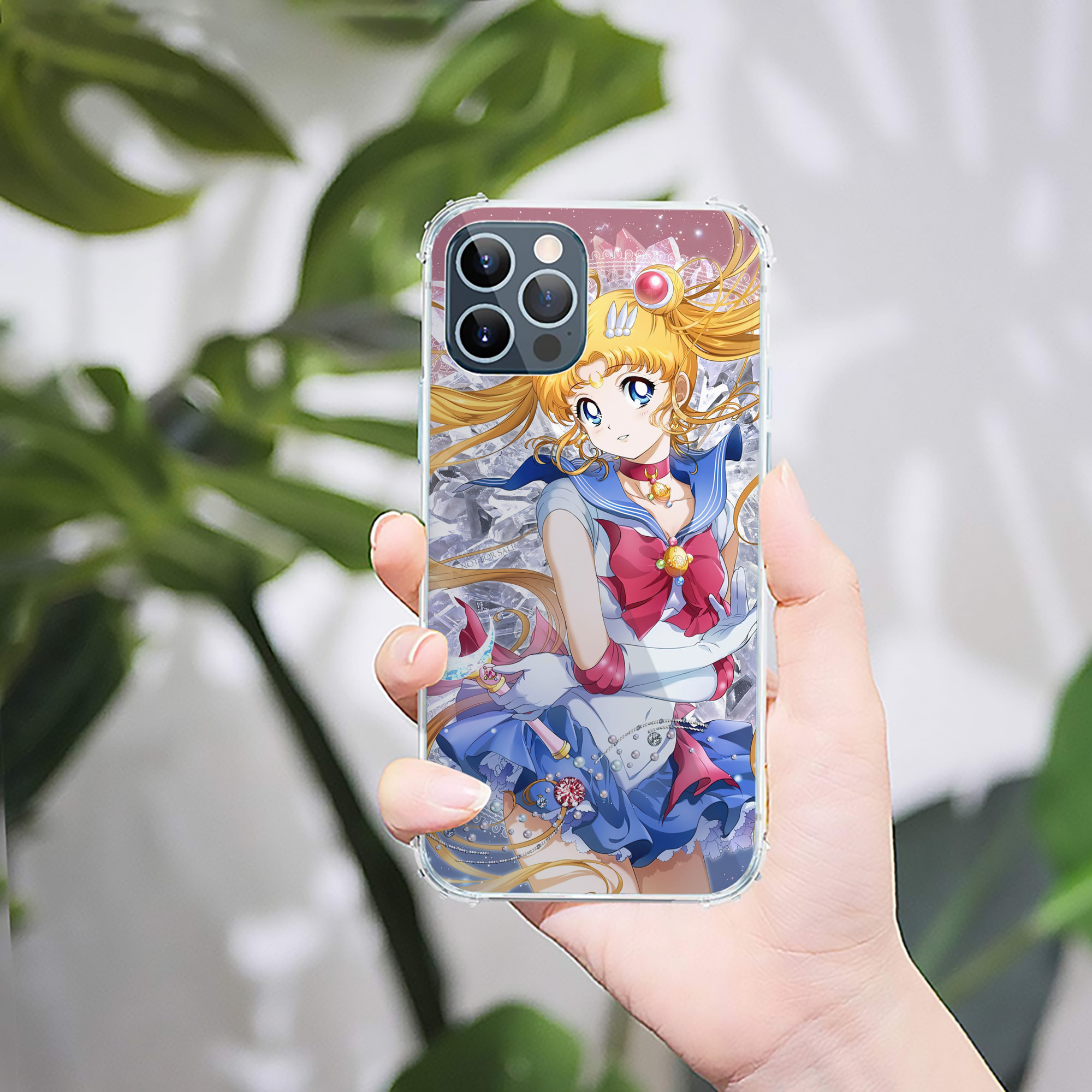 （画像用） 美少女戦士セーラームーン Sailor Moon 【iPhone 12シリーズ対応】透明スマホケース（クリアソフトケース）